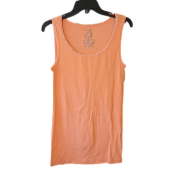 ֎5 FOR $25֍ (F2-3) EMBELLISHED Neckline 🍑 Tank 16W - Picture 1 of 3